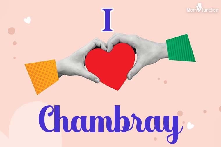 I Love Chambray Wallpaper
