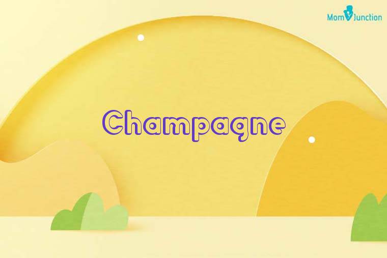 Champagne 3D Wallpaper