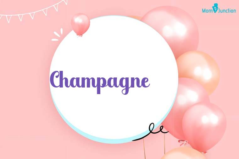 Champagne Birthday Wallpaper