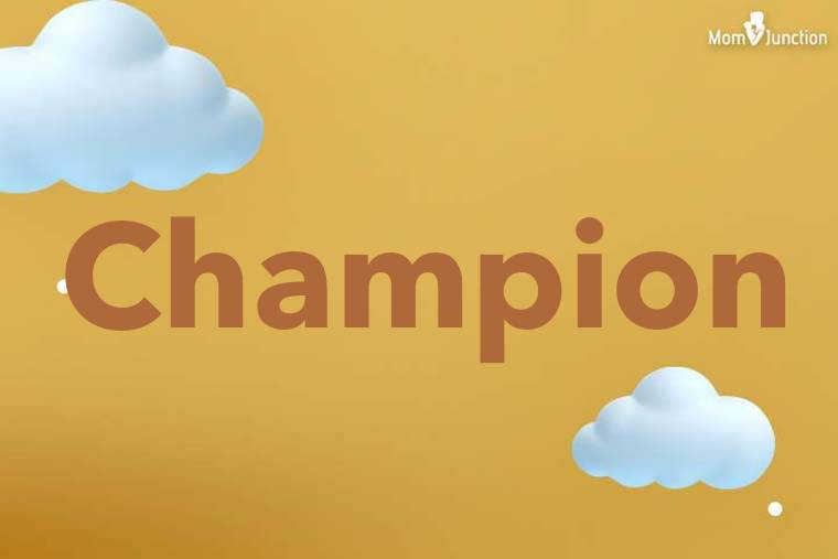 Champion 3D Wallpaper