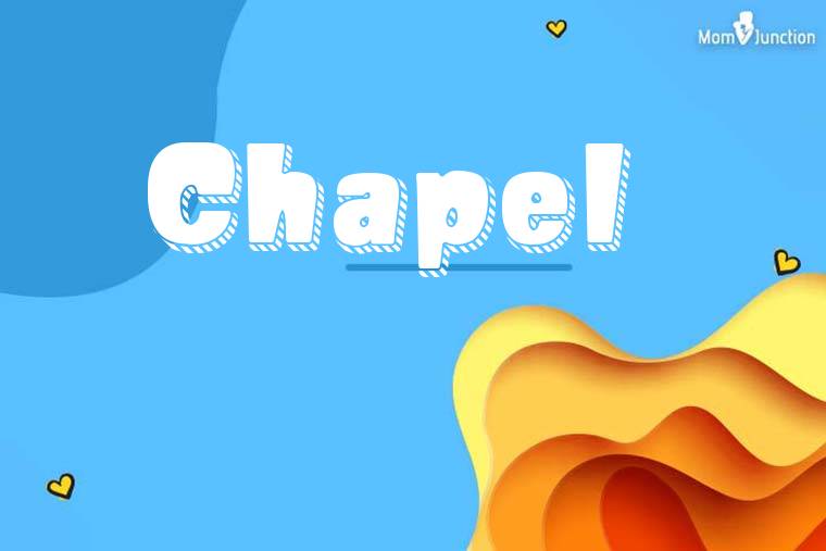 Chapel 3D Wallpaper