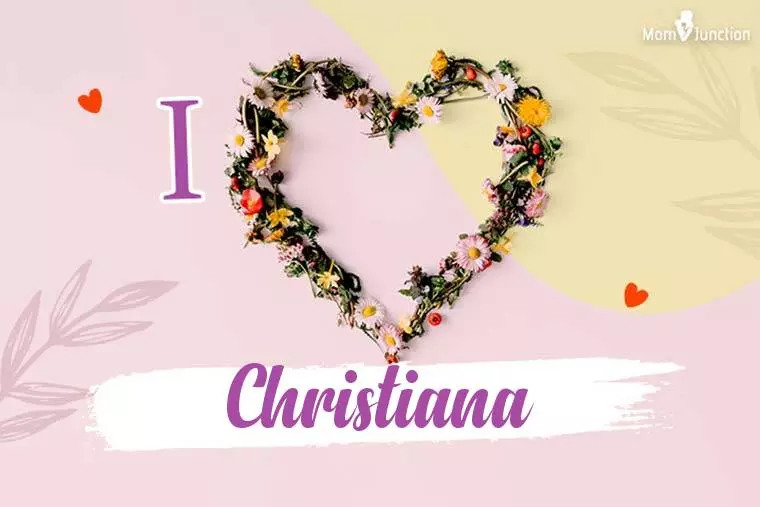 I Love Christiana Wallpaper