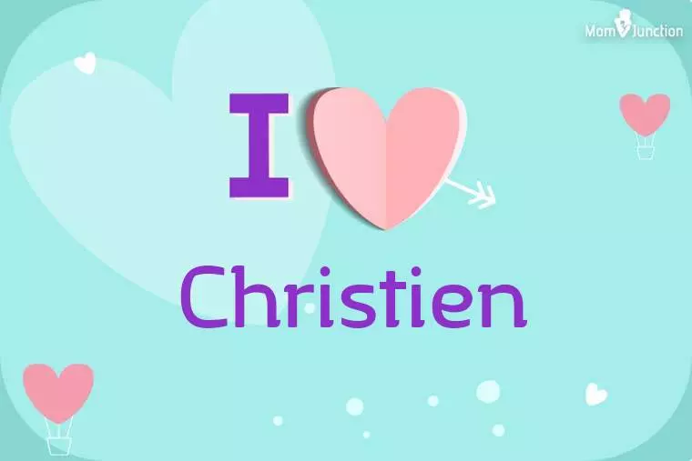 I Love Christien Wallpaper