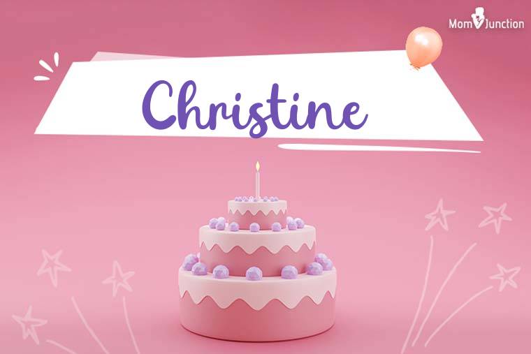 Christine Birthday Wallpaper