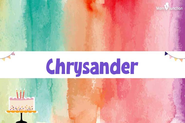 Chrysander Birthday Wallpaper