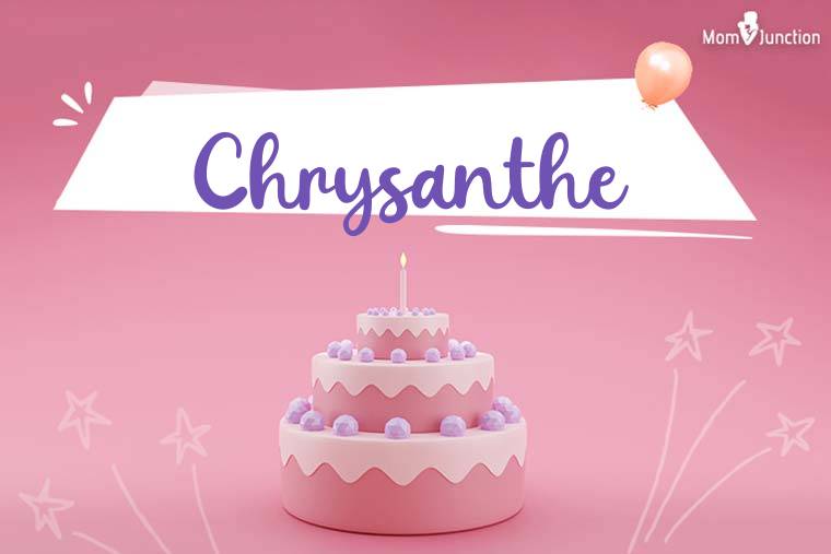 Chrysanthe Birthday Wallpaper