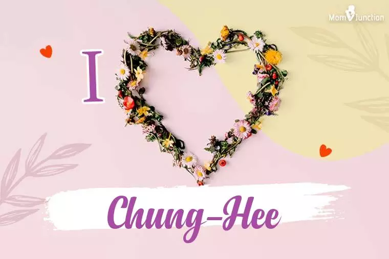 I Love Chung-hee Wallpaper