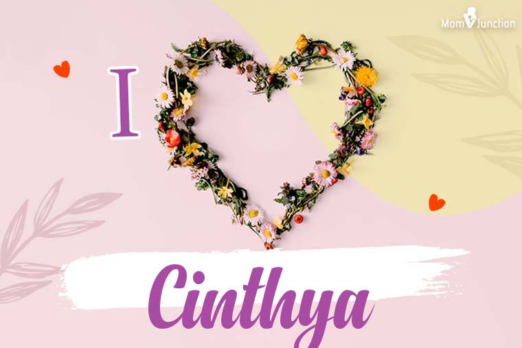 I Love Cinthya Wallpaper