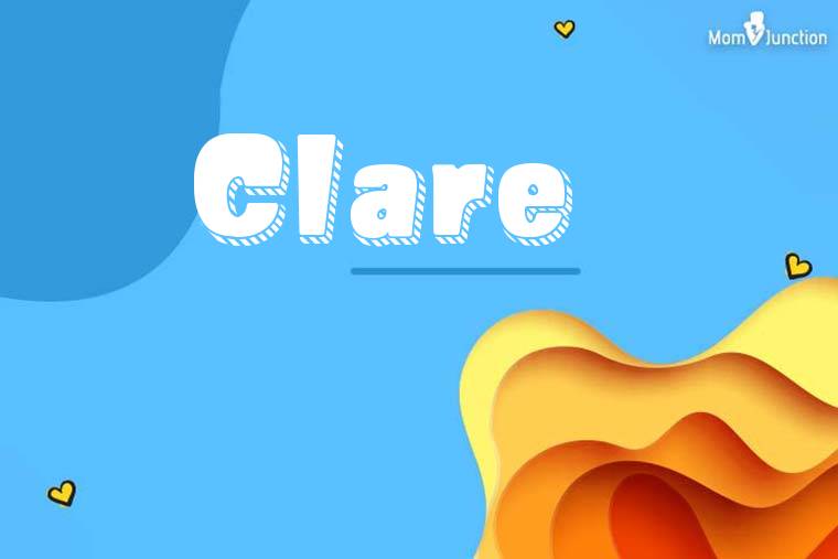 Clare 3D Wallpaper