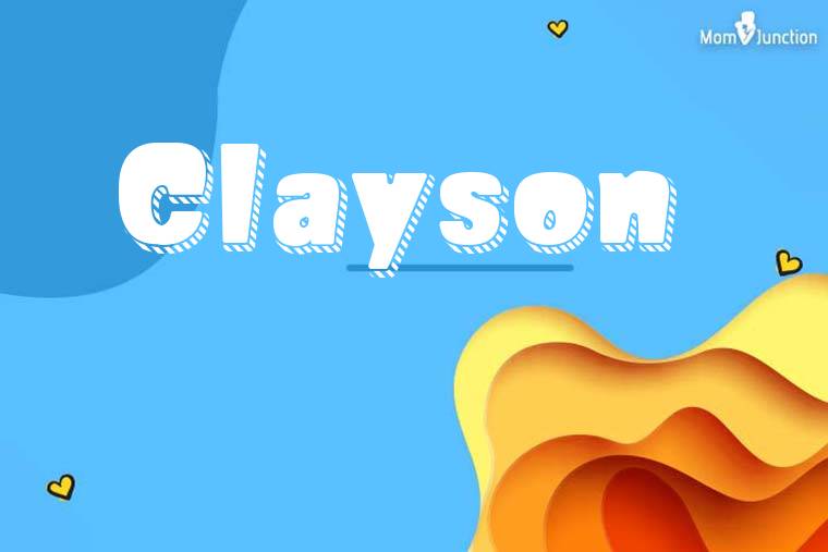 Clayson 3D Wallpaper