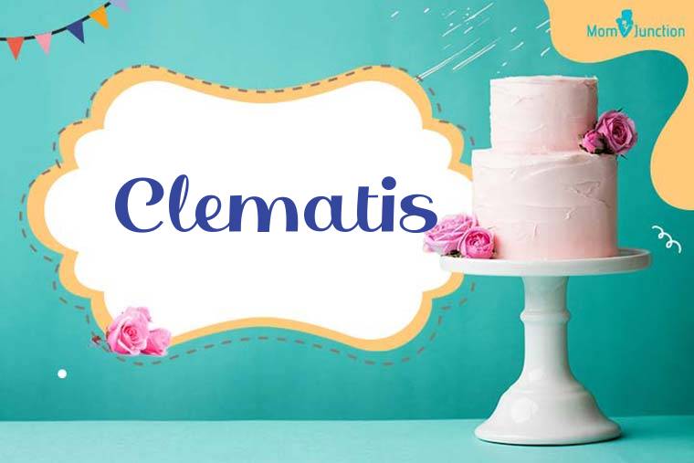Clematis Birthday Wallpaper