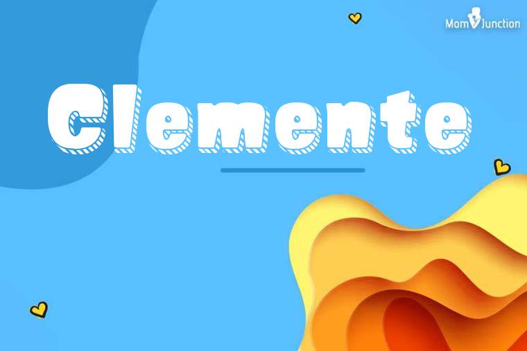 Clemente 3D Wallpaper