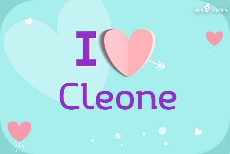 I Love Cleone Wallpaper