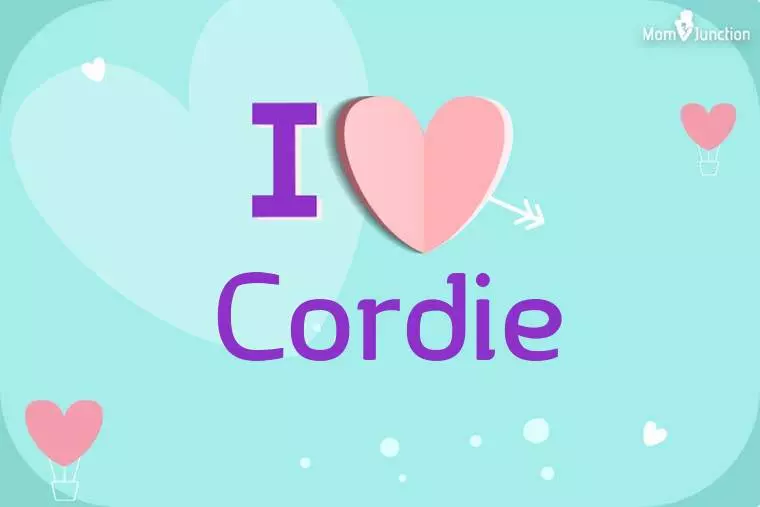 I Love Cordie Wallpaper