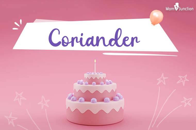 Coriander Birthday Wallpaper