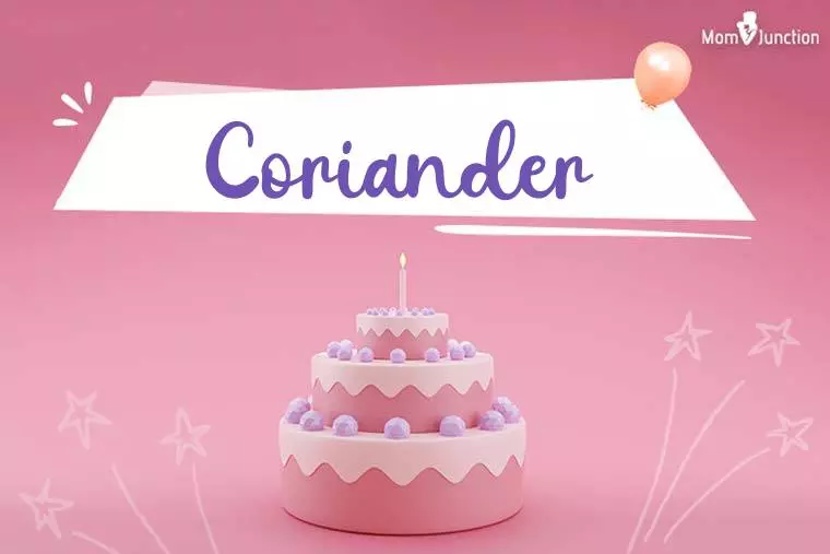 Coriander Birthday Wallpaper