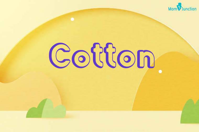 Cotton 3D Wallpaper