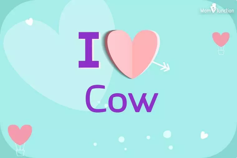 I Love Cow Wallpaper