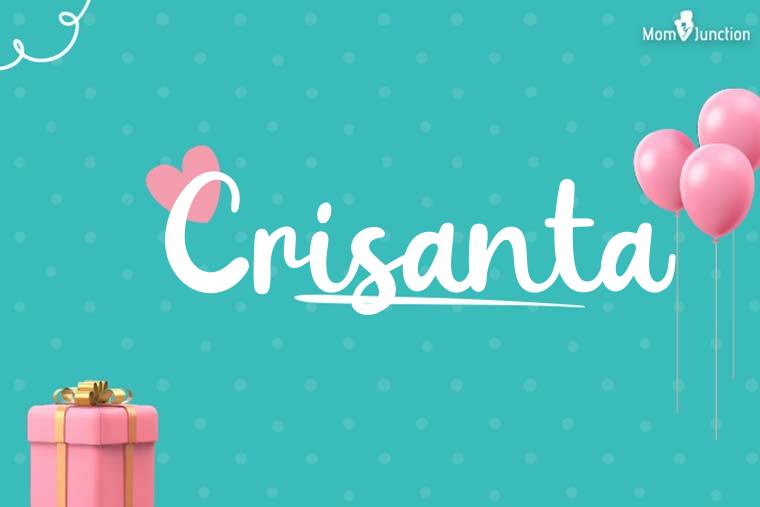 Crisanta Birthday Wallpaper