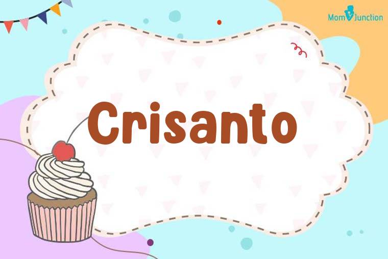 Crisanto Birthday Wallpaper