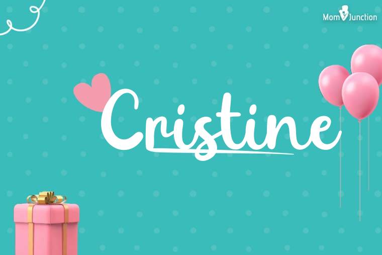 Cristine Birthday Wallpaper
