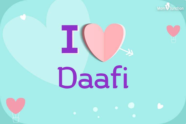 I Love Daafi Wallpaper