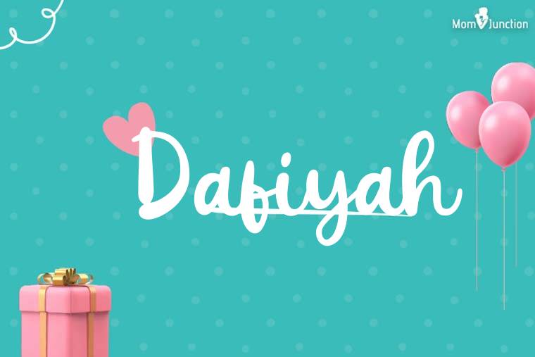 Dafiyah Birthday Wallpaper