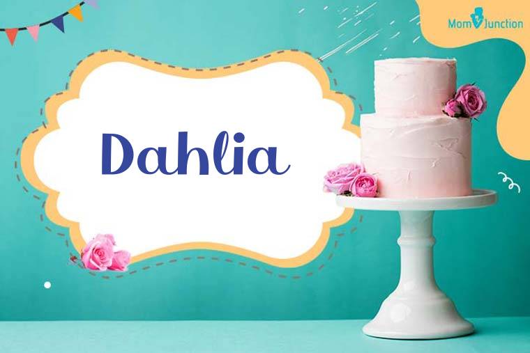 Dahlia Birthday Wallpaper