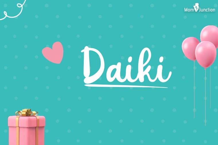 Daiki Birthday Wallpaper