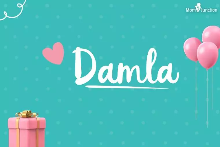 Damla Birthday Wallpaper