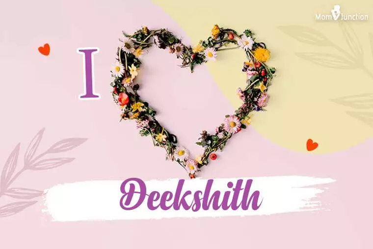 I Love Deekshith Wallpaper