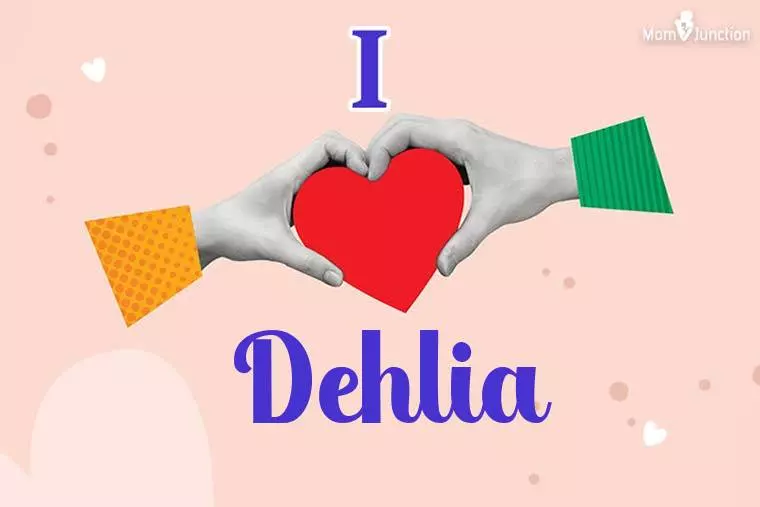 I Love Dehlia Wallpaper