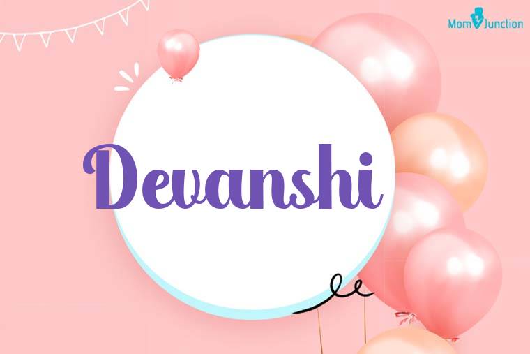 Devanshi Birthday Wallpaper