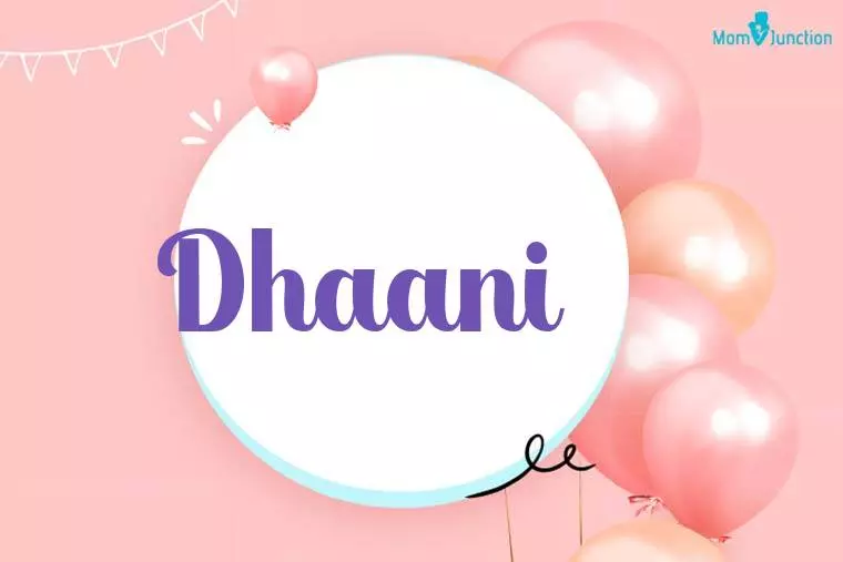 Dhaani Birthday Wallpaper