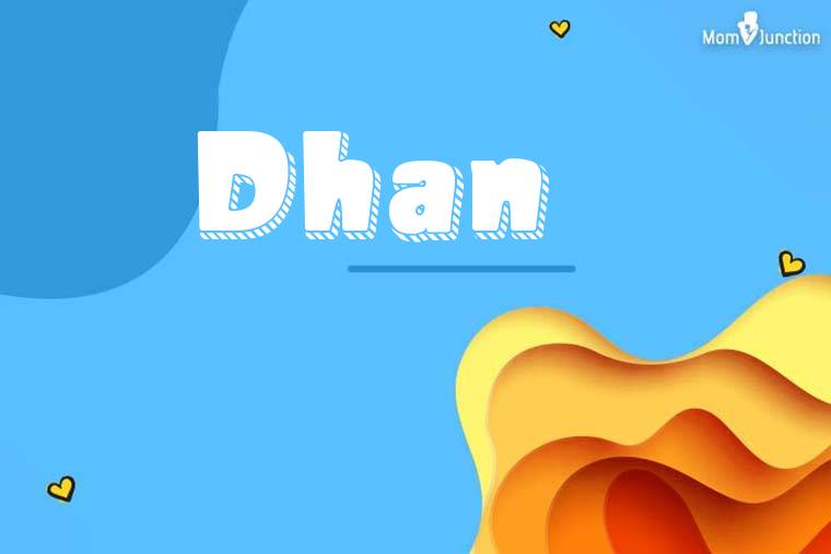 Dhan 3D Wallpaper