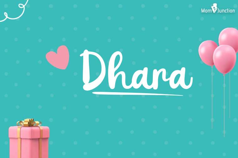 Dhara Birthday Wallpaper