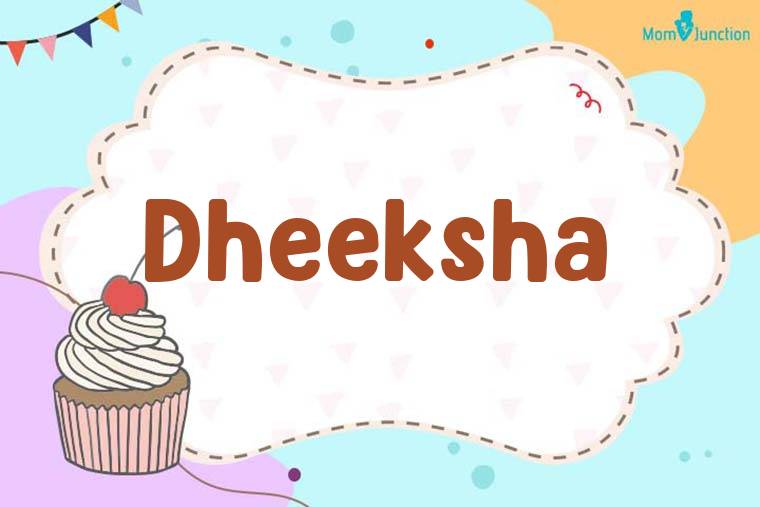 Dheeksha Birthday Wallpaper