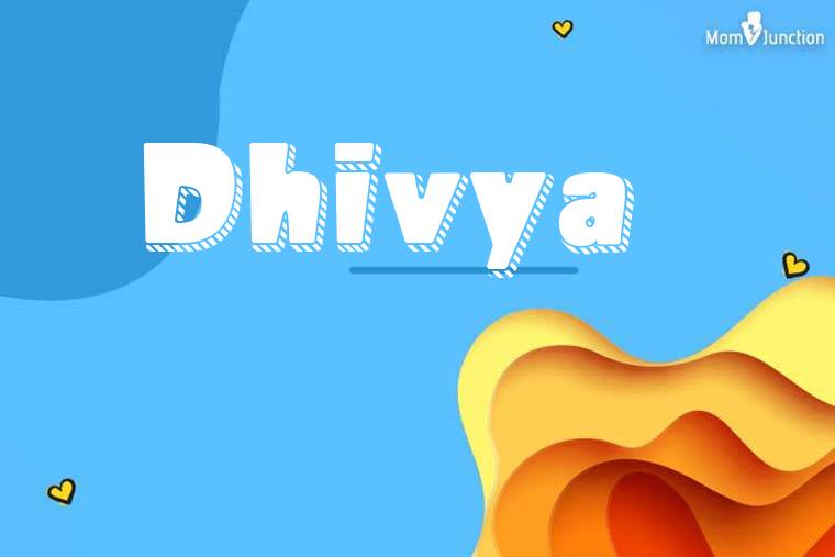 Dhivya 3D Wallpaper