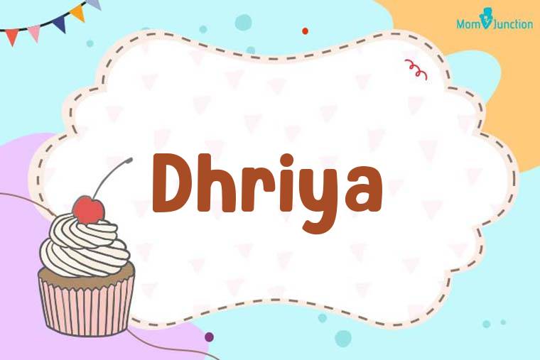 Dhriya Birthday Wallpaper