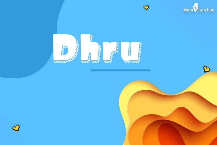 Dhru 3D Wallpaper