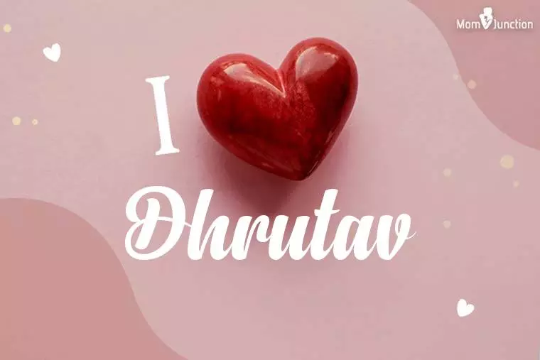 I Love Dhrutav Wallpaper