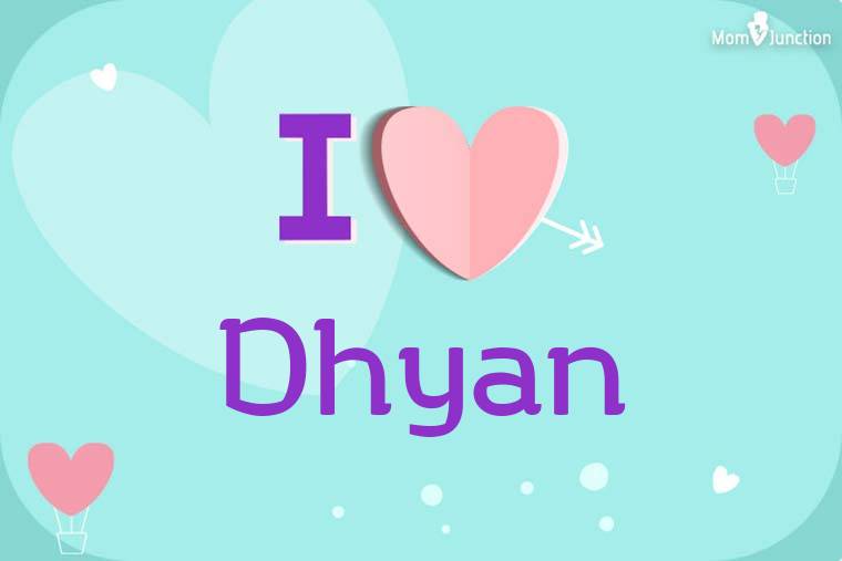 I Love Dhyan Wallpaper