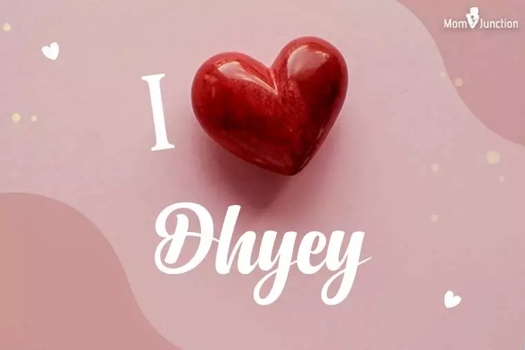 I Love Dhyey Wallpaper