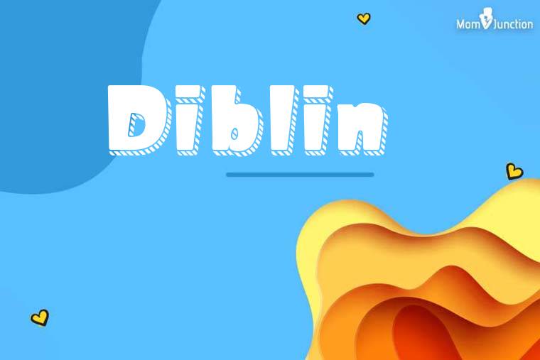 Diblin 3D Wallpaper