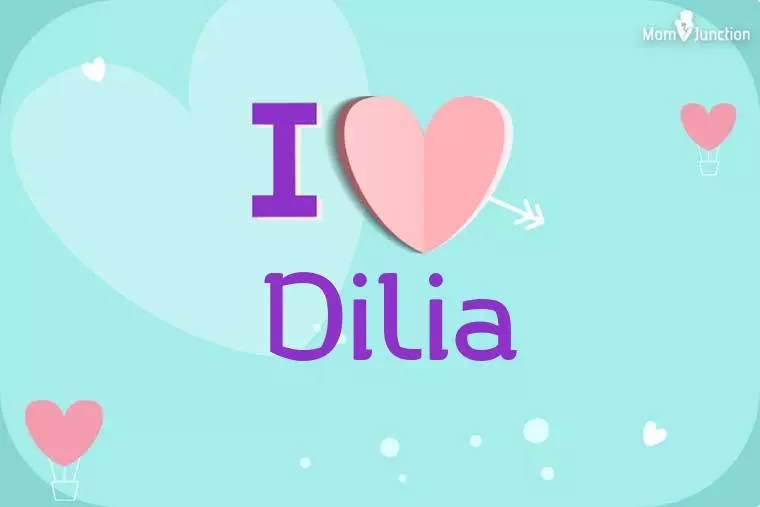 I Love Dilia Wallpaper