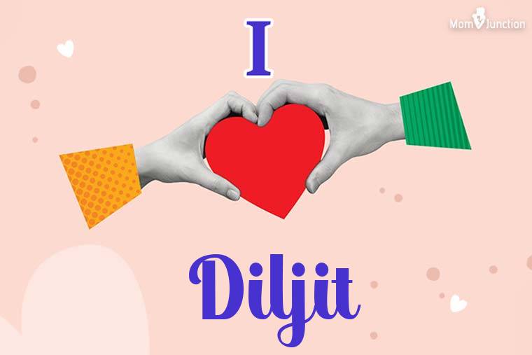 I Love Diljit Wallpaper