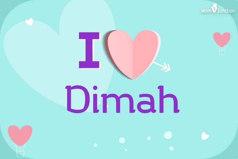 I Love Dimah Wallpaper