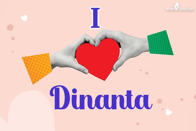 I Love Dinanta Wallpaper