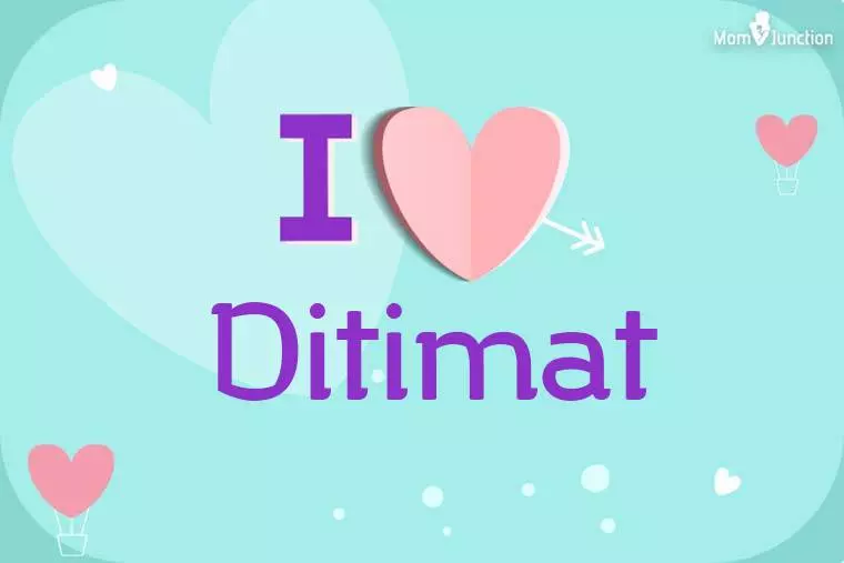 I Love Ditimat Wallpaper