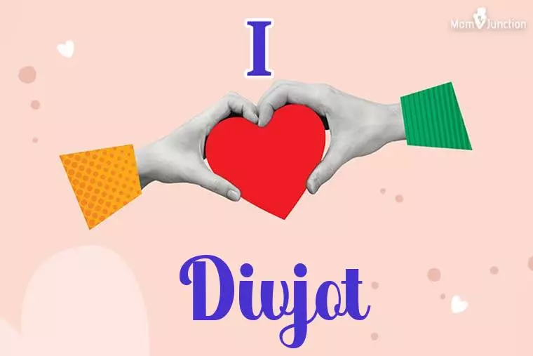 I Love Divjot Wallpaper